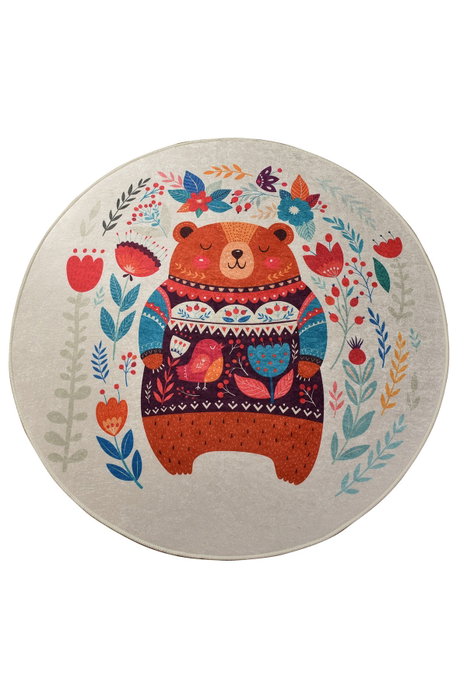 Conceptum Sweet Bear Alfombra Multicolor de 200 cm Conceptum Sweet Bear Alfombra Multicolor de 200 cm
